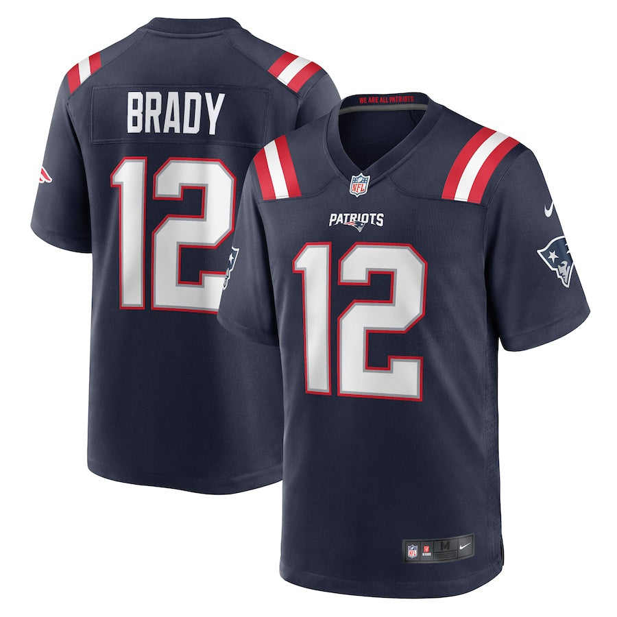 NIKE NFL Patriots Tom Brady jersey アメフト Tom Brady New England Patriots NFL Game Jersey Home Nike