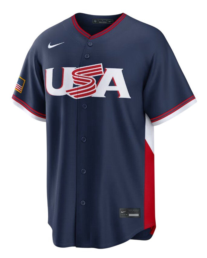 USA World Baseball Classic MLB Road Stadium Jersey Nike – American