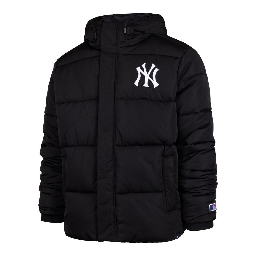 New York Yankees Jet Black Core Puffer Jacket &
