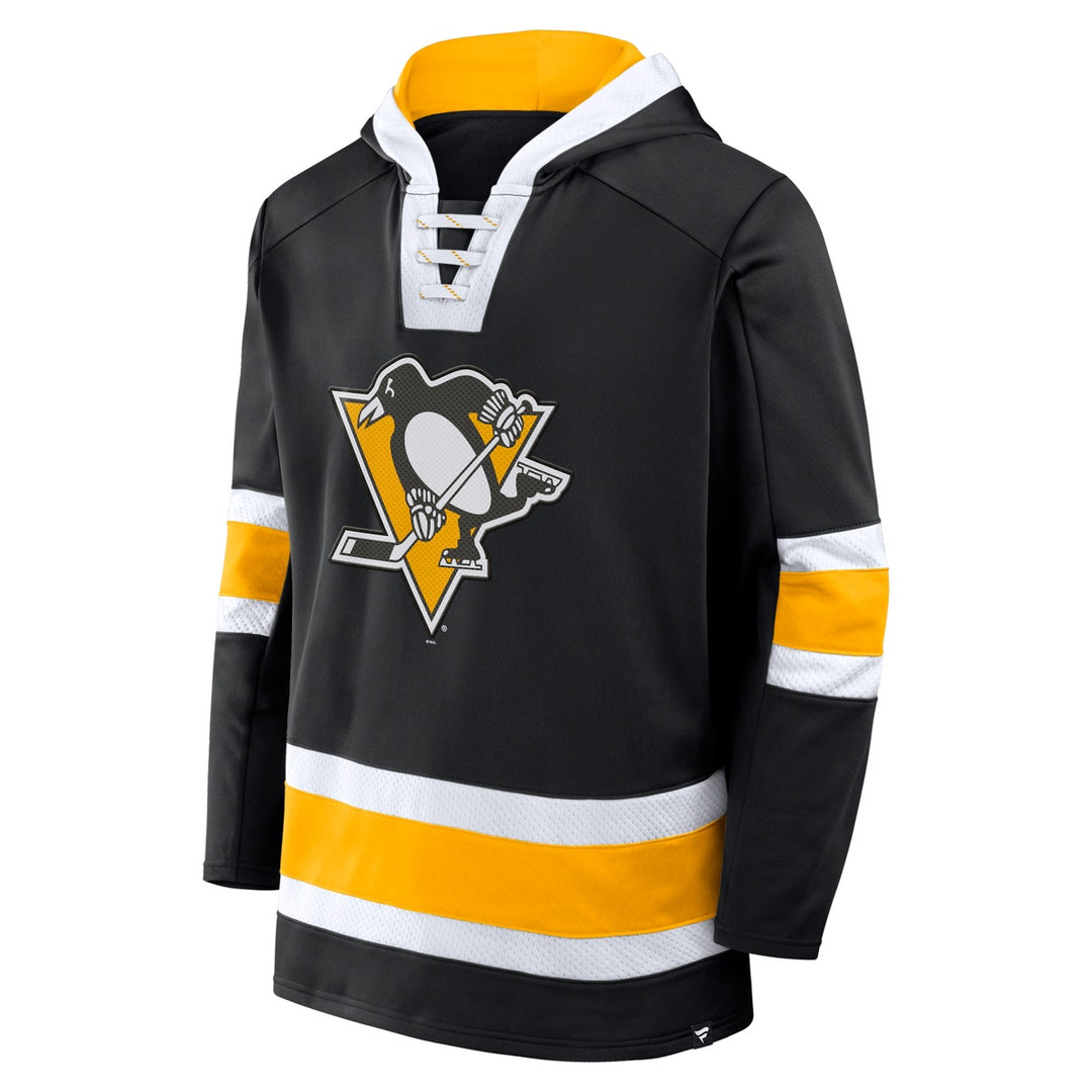 Fanatics - Mens Laced Hockey Hoody - Pittsburgh Penguins
