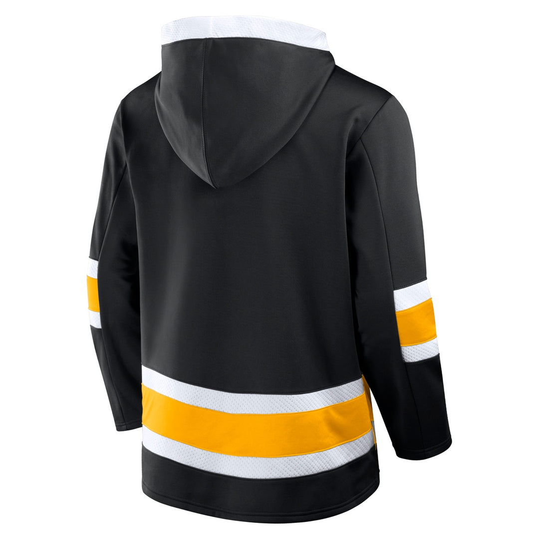 Fanatics - Mens Laced Hockey Hoody - Pittsburgh Penguins
