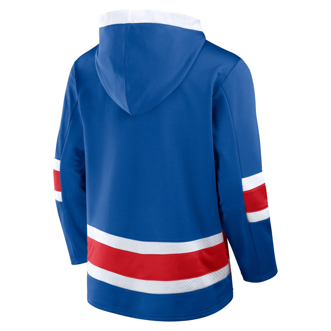 Fanatics - Mens Laced Hockey Hoody - New York Rangers