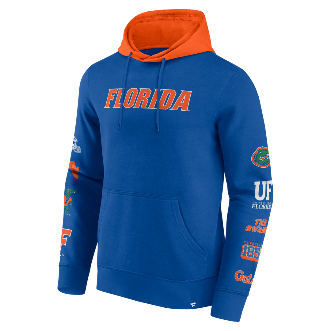 Fanatics - NCAA - Colorblock Badge Fleece Hoodie - Florida Gators