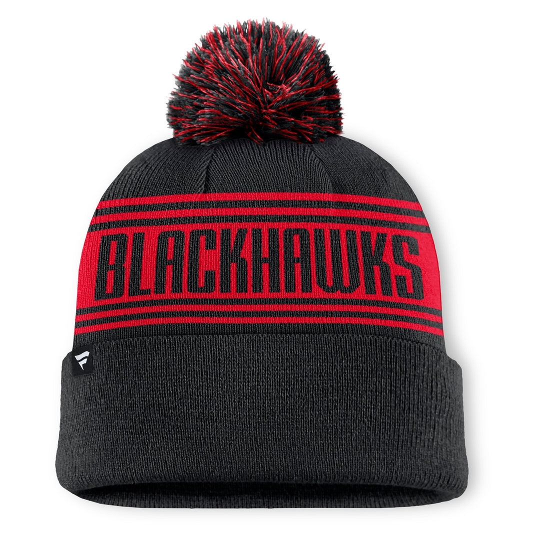 Starter - Chicago Blackhawks - A/CAP Beanie Cuff W/Pom