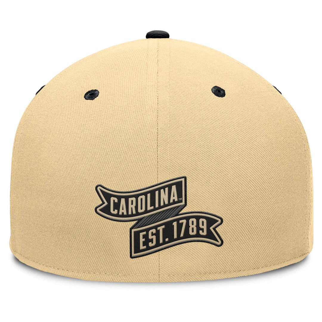 University of North Carolina Fitted Fanatics Cream/Black