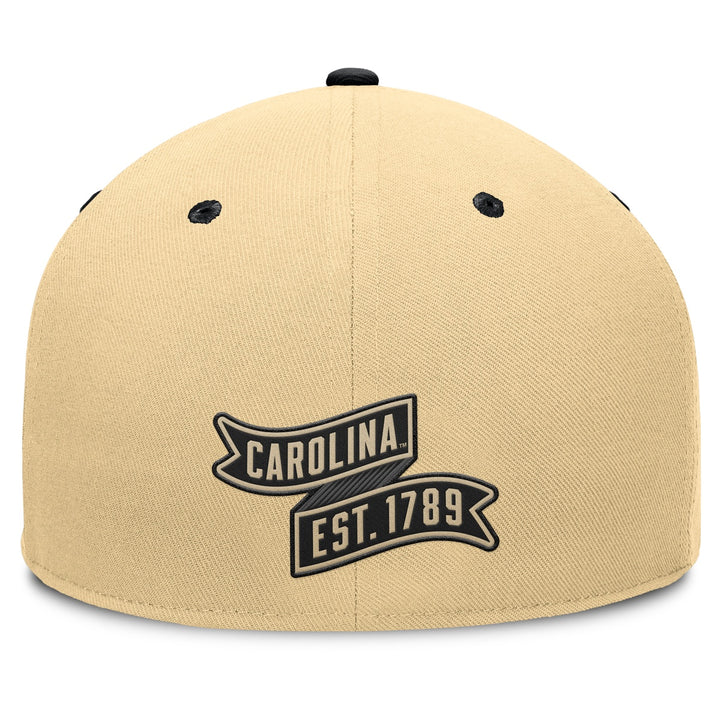 University of North Carolina Fitted Fanatics Cream/Black