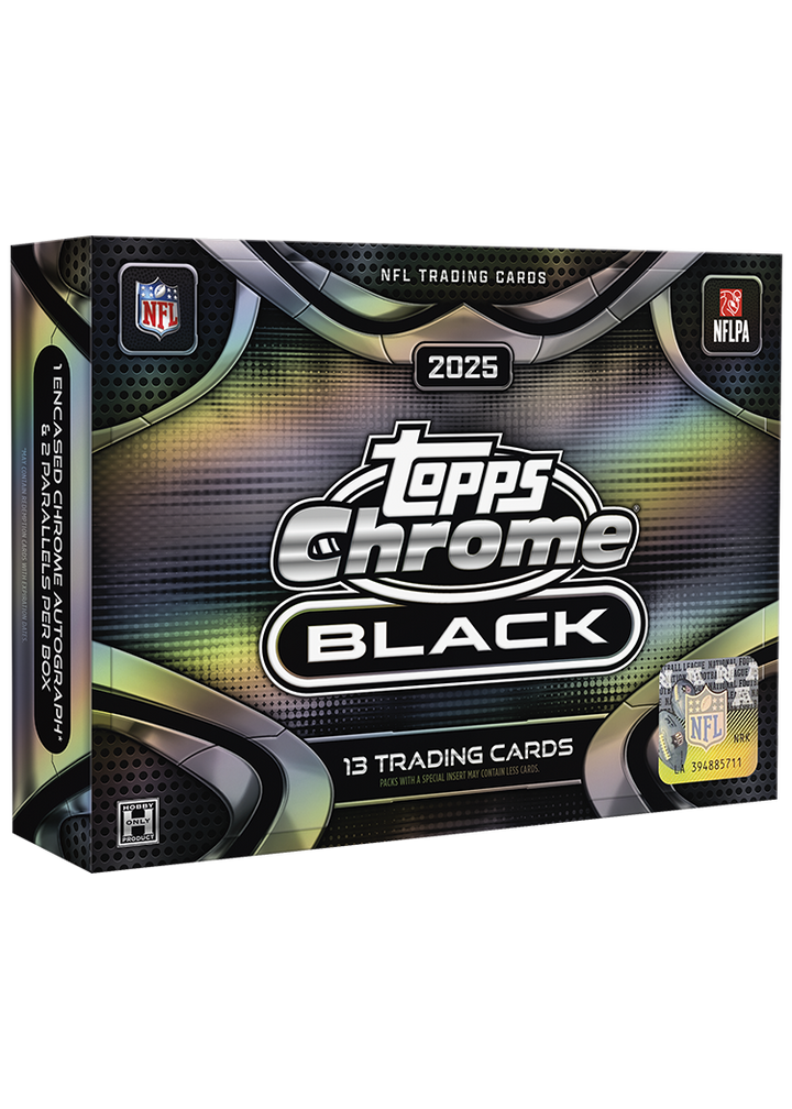 Topps Chrome Black Football 2025 Hobby Box - Pre Order