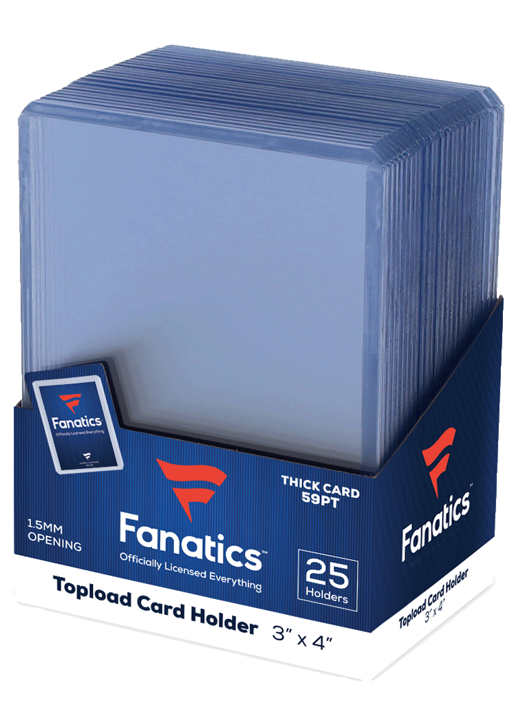 Fanatics Collectibles Top Loaders 59pt 25 Pieces
