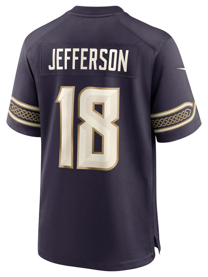 Justin Jefferson Minnesota Vikings Rivalry NFL Game Jersey Nike