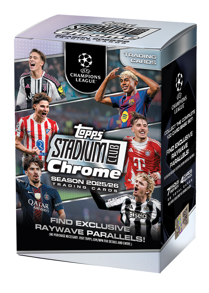 Topps Stadium Club Chrome UCL 25-26 Value Box - Pre Order