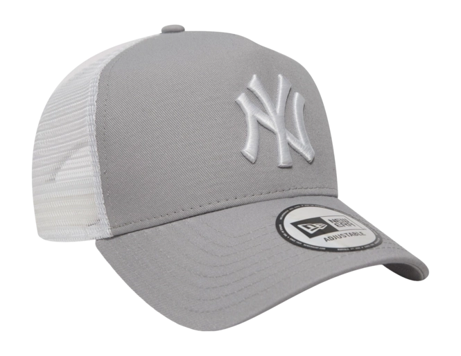 New York Yankees MLB League Essential A-Frame Trucker Snapback New Era Gray/White