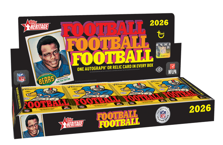 2026 Topps Heritage Football Hobby Box (Pre Order)