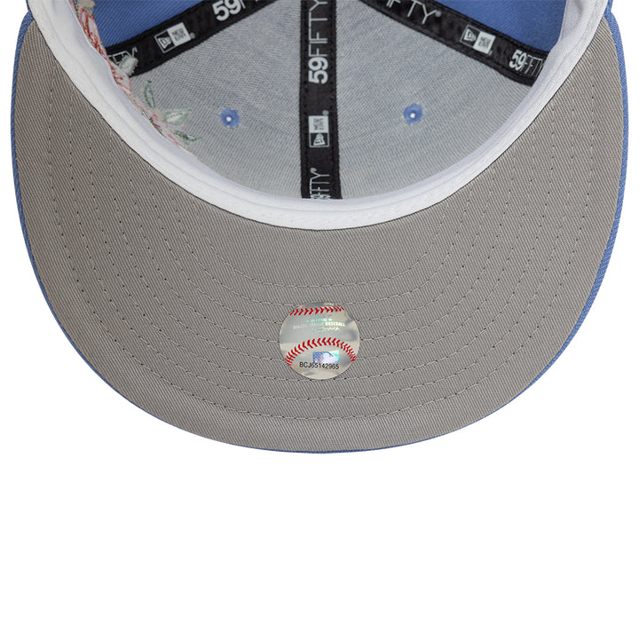 Los Angeles Dodger MLB Floral 59Fifty New Era Light Blue/White