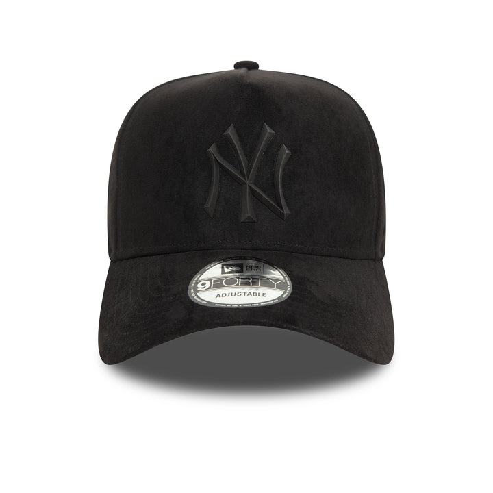 New York Yankees NBA Eframe Suede Snapback New Era Black