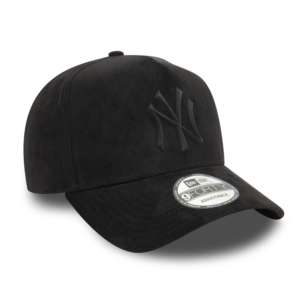 New York Yankees NBA Eframe Suede Snapback New Era Black