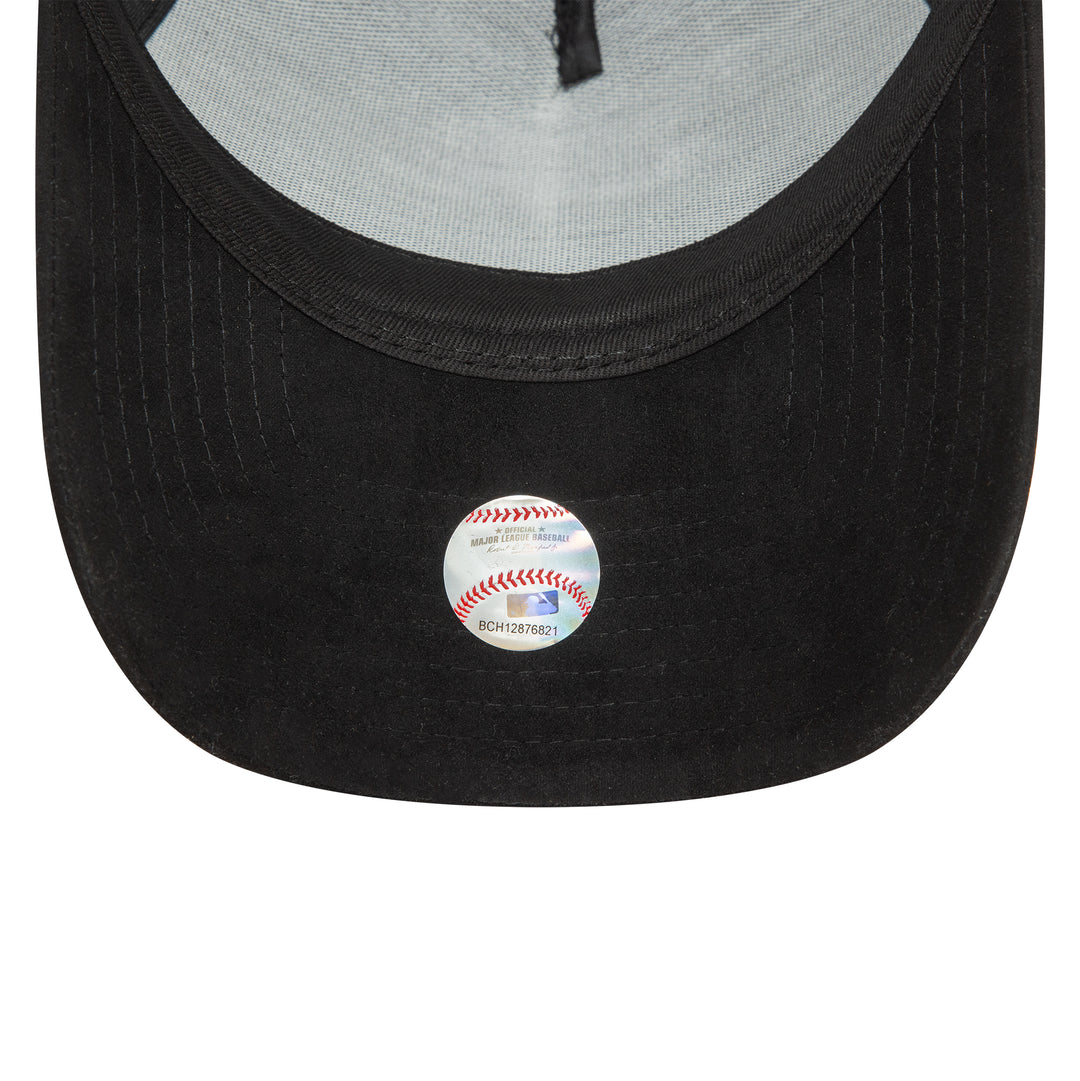 New York Yankees NBA Eframe Suede Snapback New Era Black