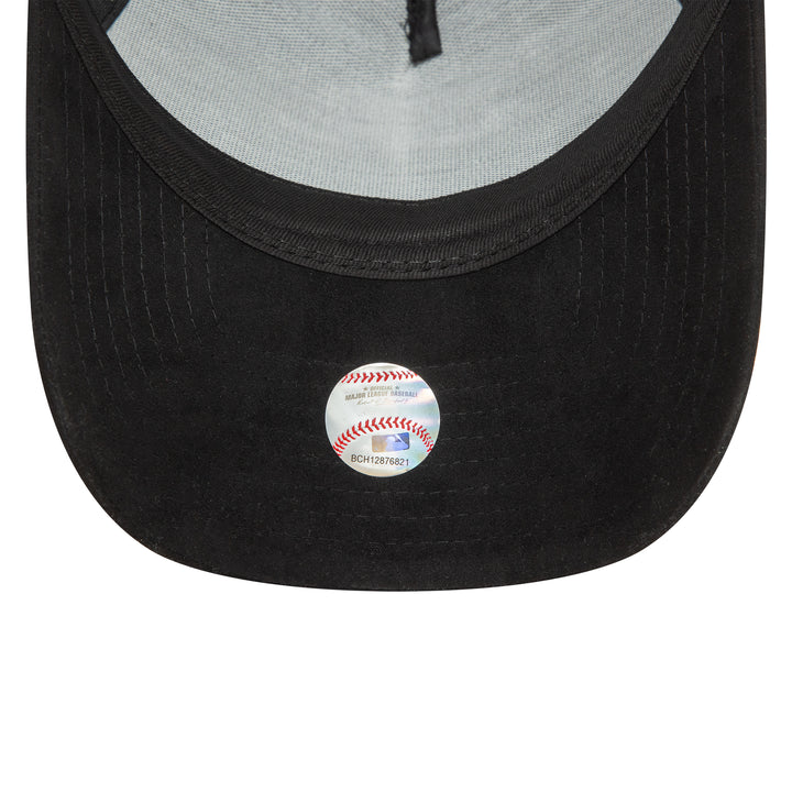 New York Yankees NBA Eframe Suede Snapback New Era Black