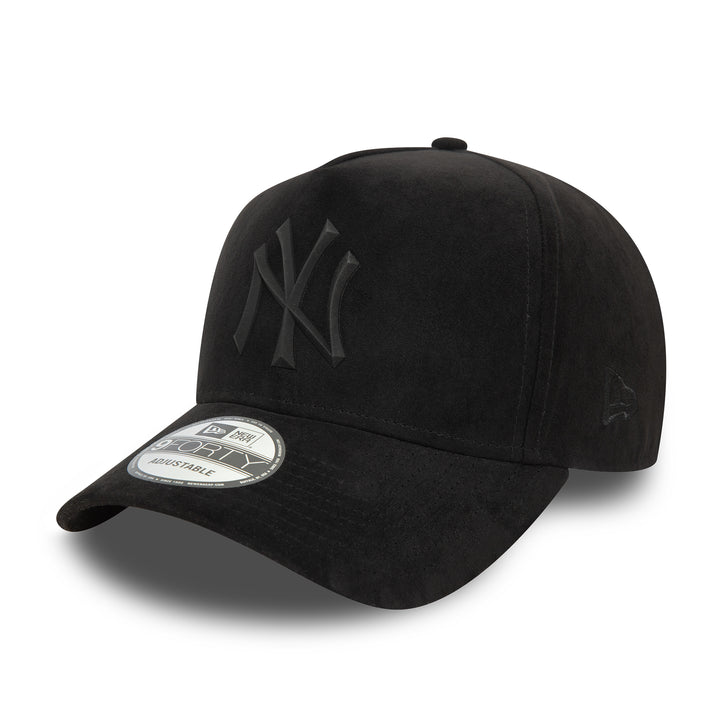 New York Yankees NBA Eframe Suede Snapback New Era Black
