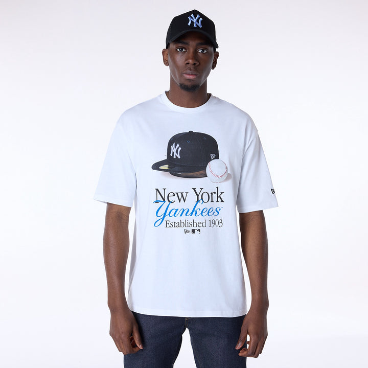 New Era - MLB Script Graphic Tee - New York Yankees