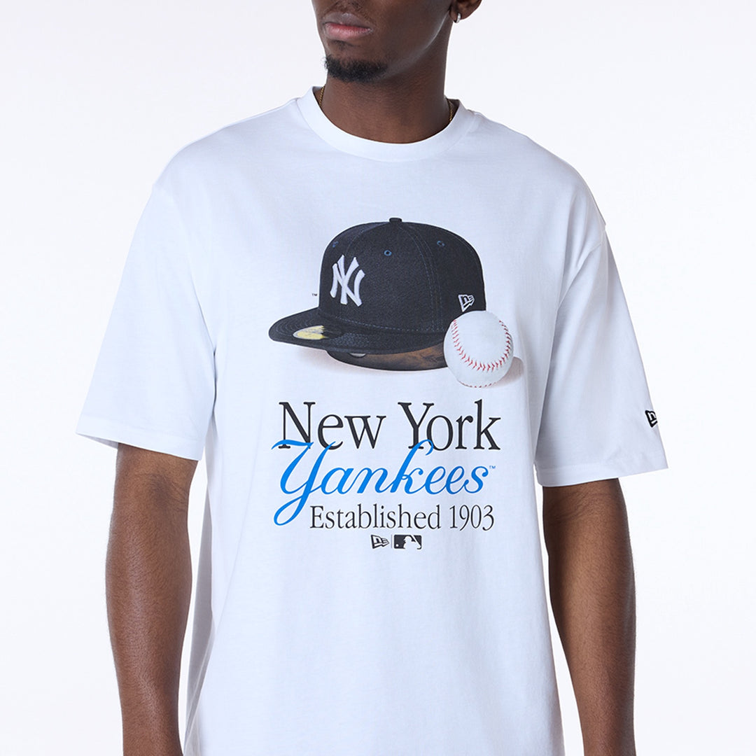 New Era - MLB Script Graphic Tee - New York Yankees