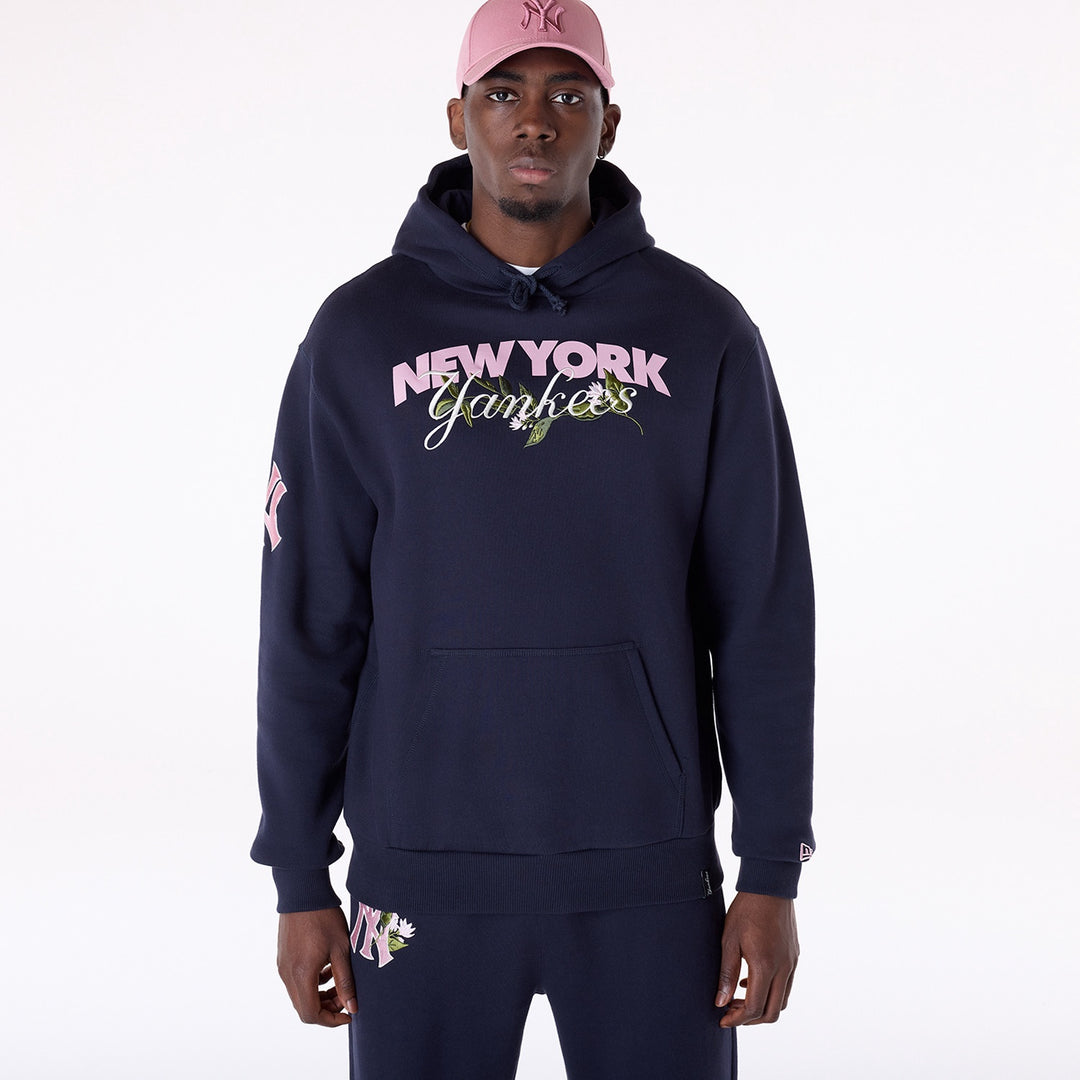 New Era - MLB Floral Graphic Hoodie - New York Yankees