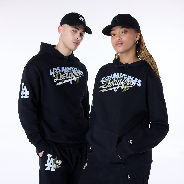 New Era - MLB Floral Graphic Hoodie - Los Angeles Dodgers