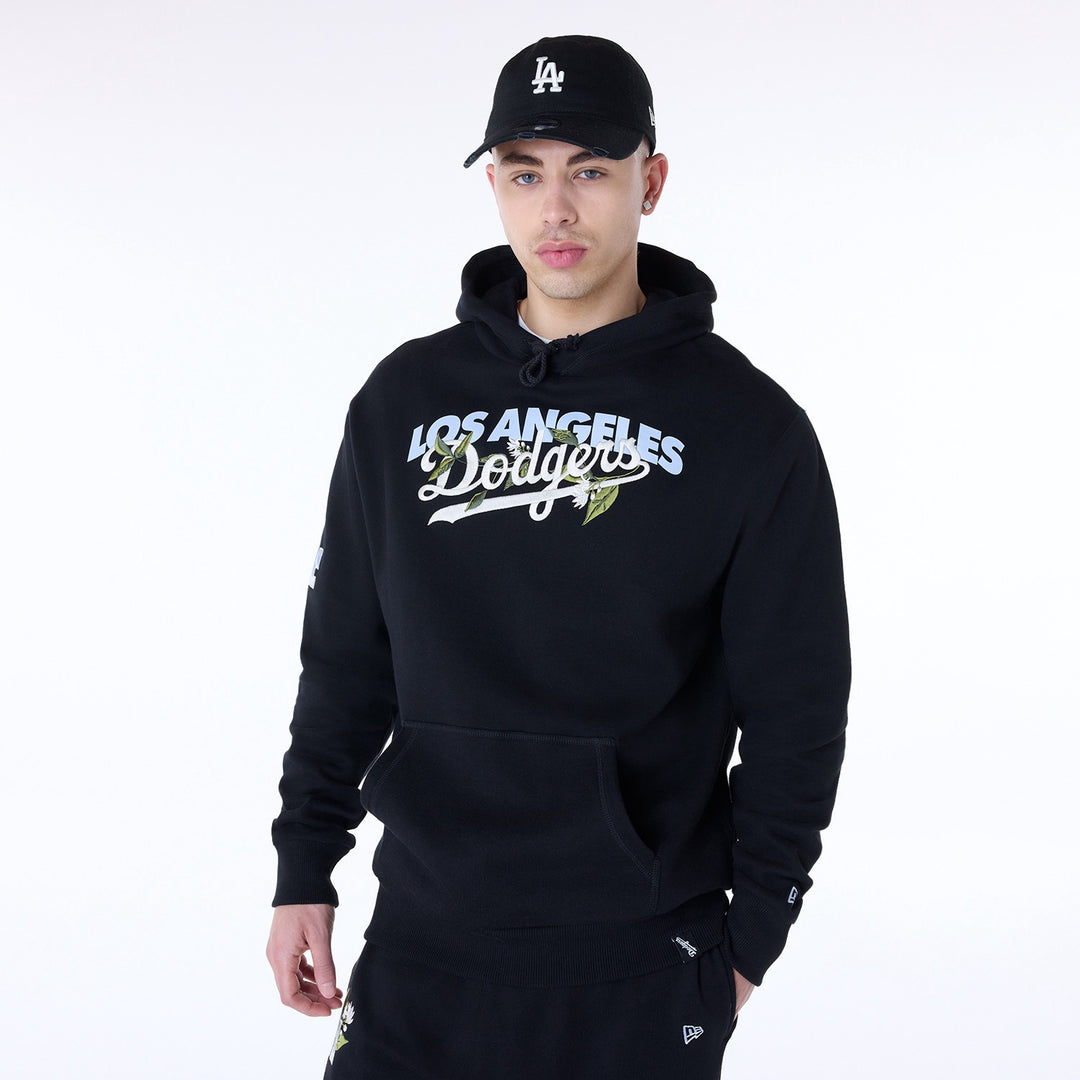 New Era - MLB Floral Graphic Hoodie - Los Angeles Dodgers
