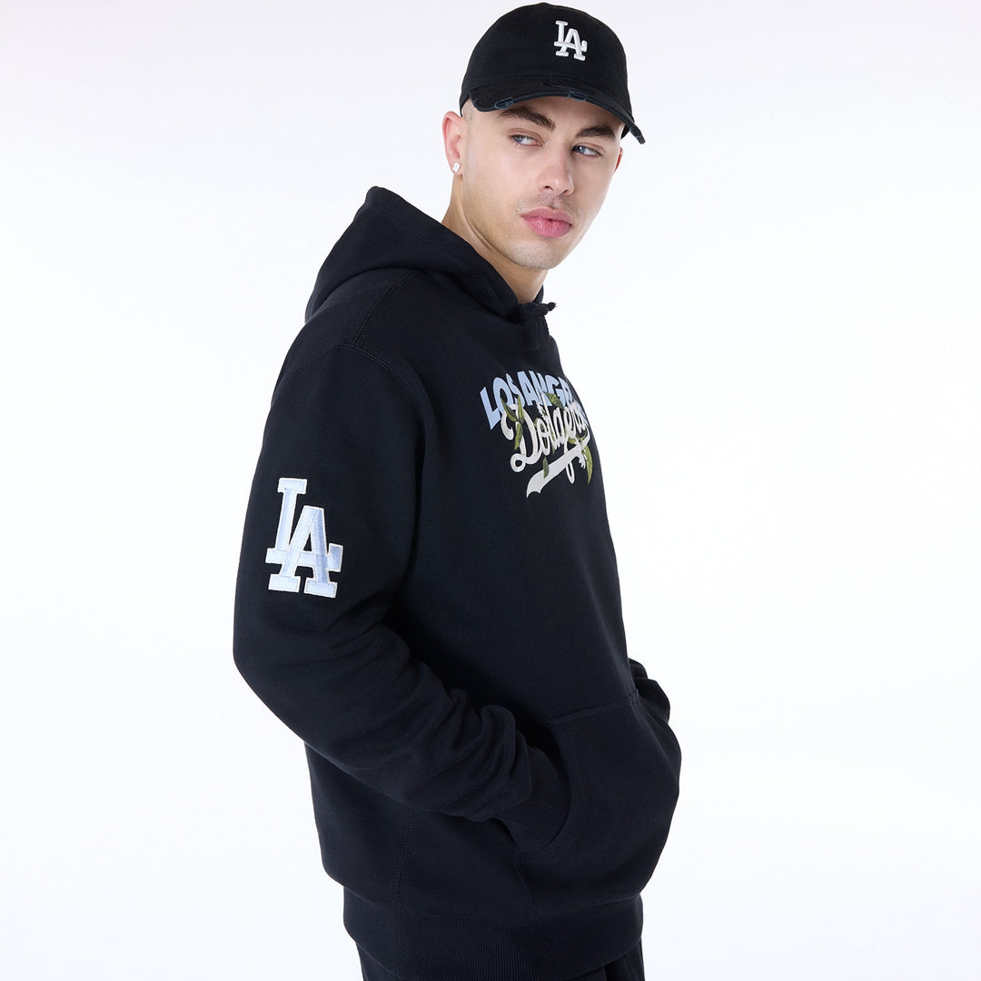 New Era - MLB Floral Graphic Hoodie - Los Angeles Dodgers