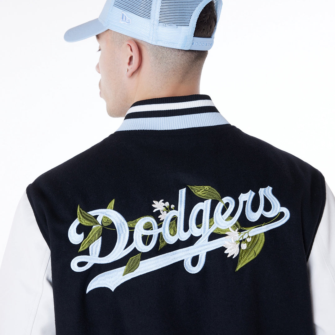 New Era - MLB Floral Varsity Jacket - Los Angeles Dodgers