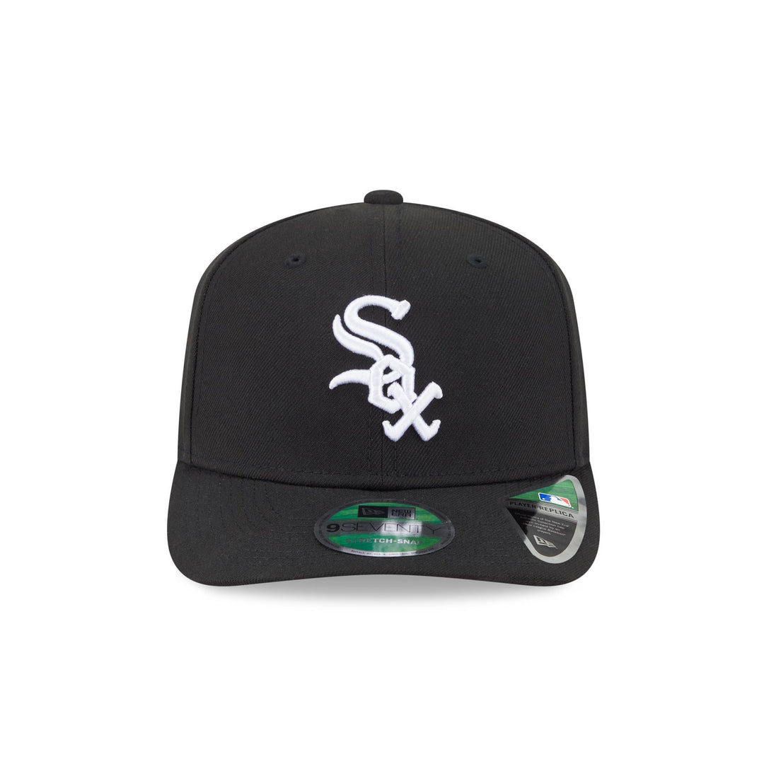 Chicago White Sox MLB Player Replica 9Seventy Stretch Snap New Era Black/White
