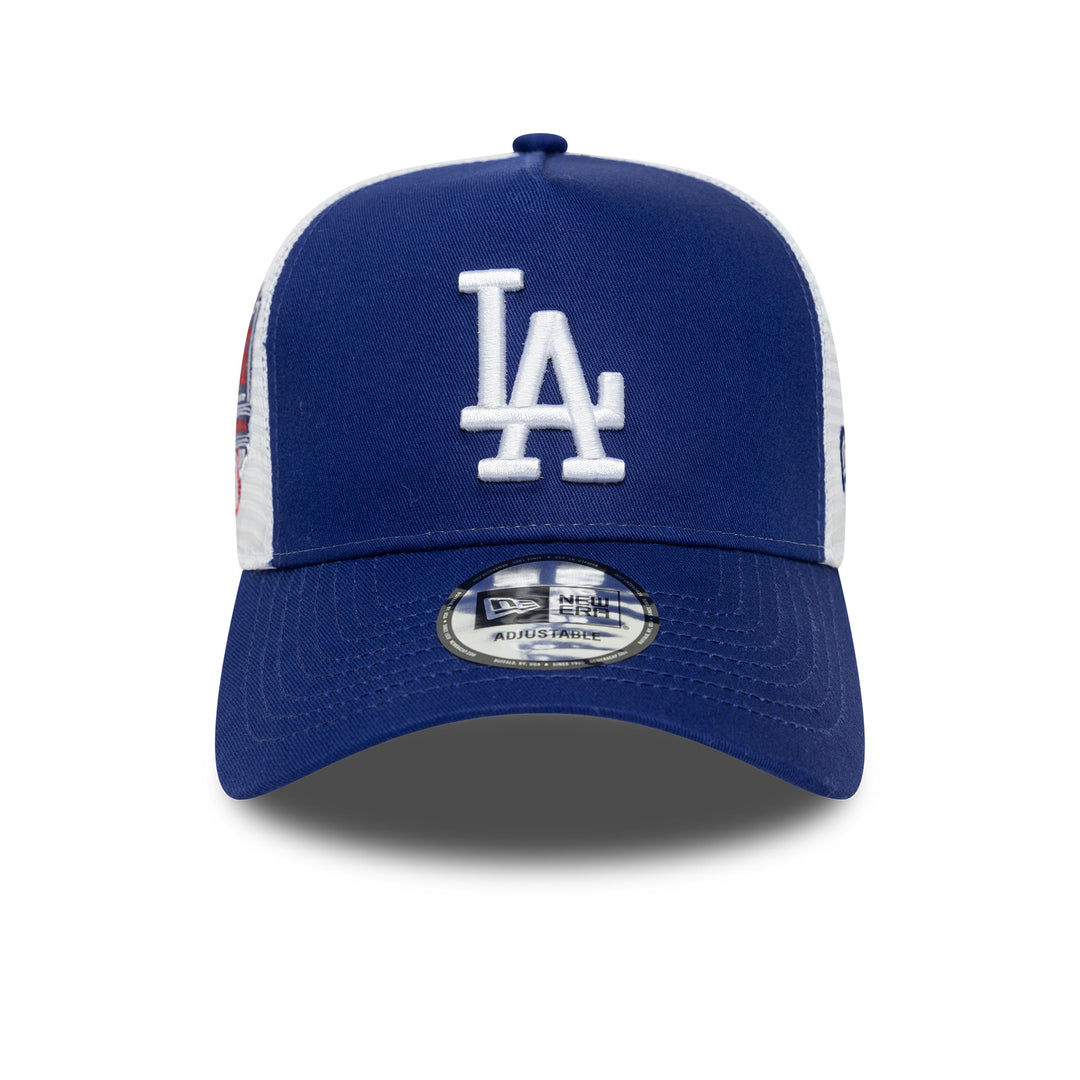 Los Angeles Dodgers MLB Trucker Snapback Side Patch New Era Blue/White