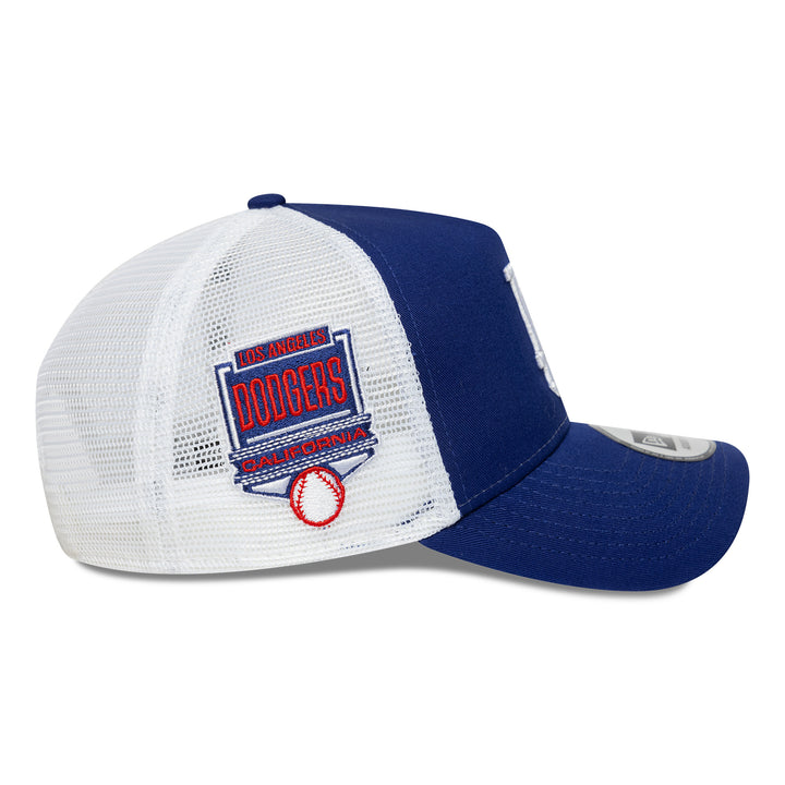 Los Angeles Dodgers MLB Trucker Snapback Side Patch New Era Blue/White