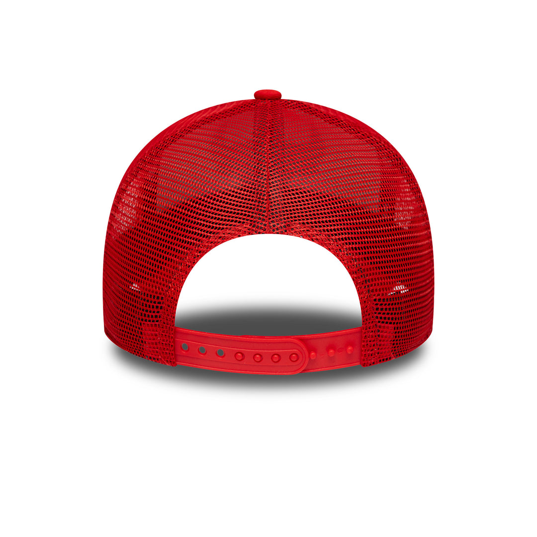 Chicago Bulls NBA Trucker Snapback Side Patch New Era White/Red