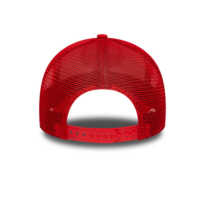 Chicago Bulls NBA Trucker Snapback Side Patch New Era White/Red