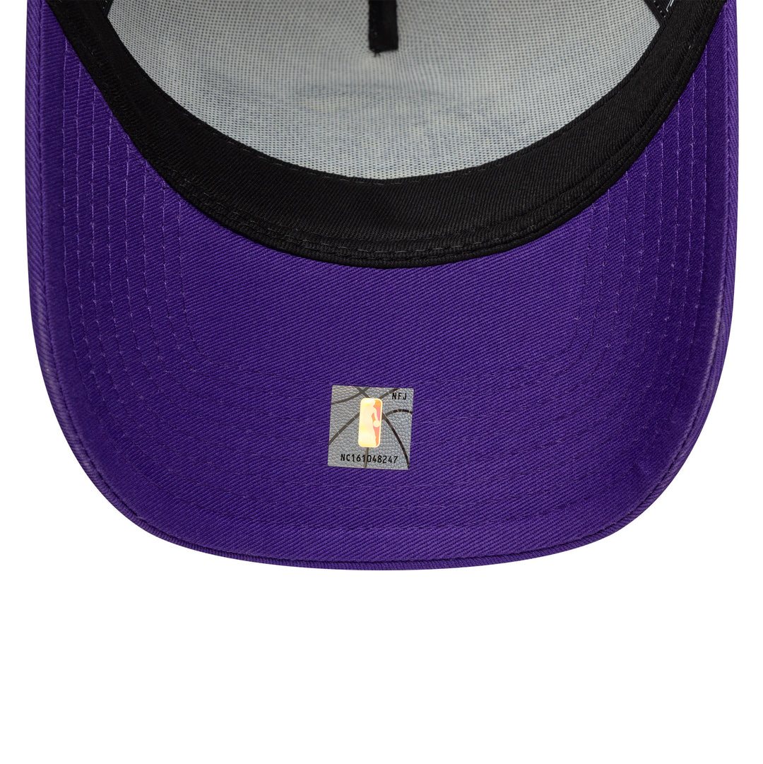 Los Angeles Lakers NBA Side Patch Trucker Snapback Purple