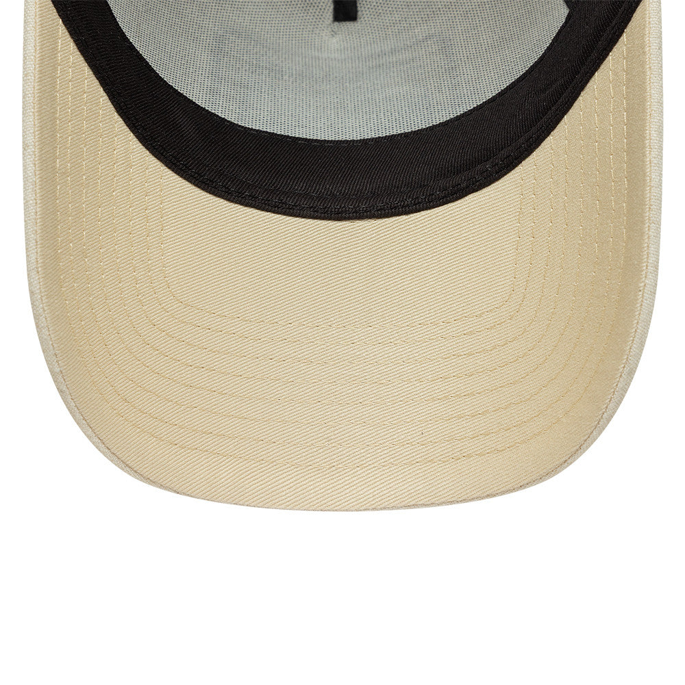 Branded Patch Linnen A Frame Snapback New Era Cream