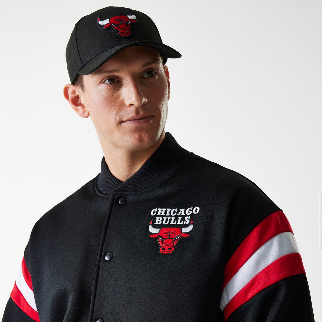 Chicago Bulls NBA Panel Bomber Jacket New Era