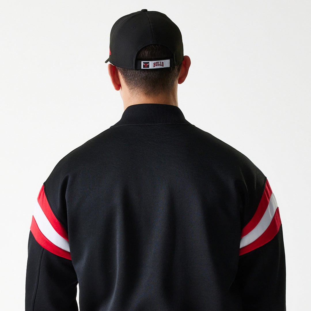 Chicago Bulls NBA Panel Bomber Jacket New Era