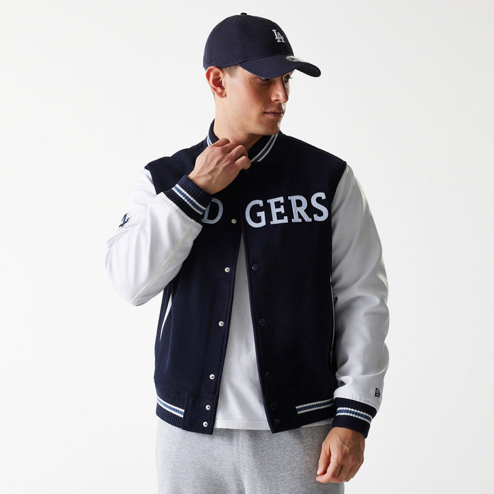 Los Angeles Dodgers MLB Wordmark Varsity Jacket New Era