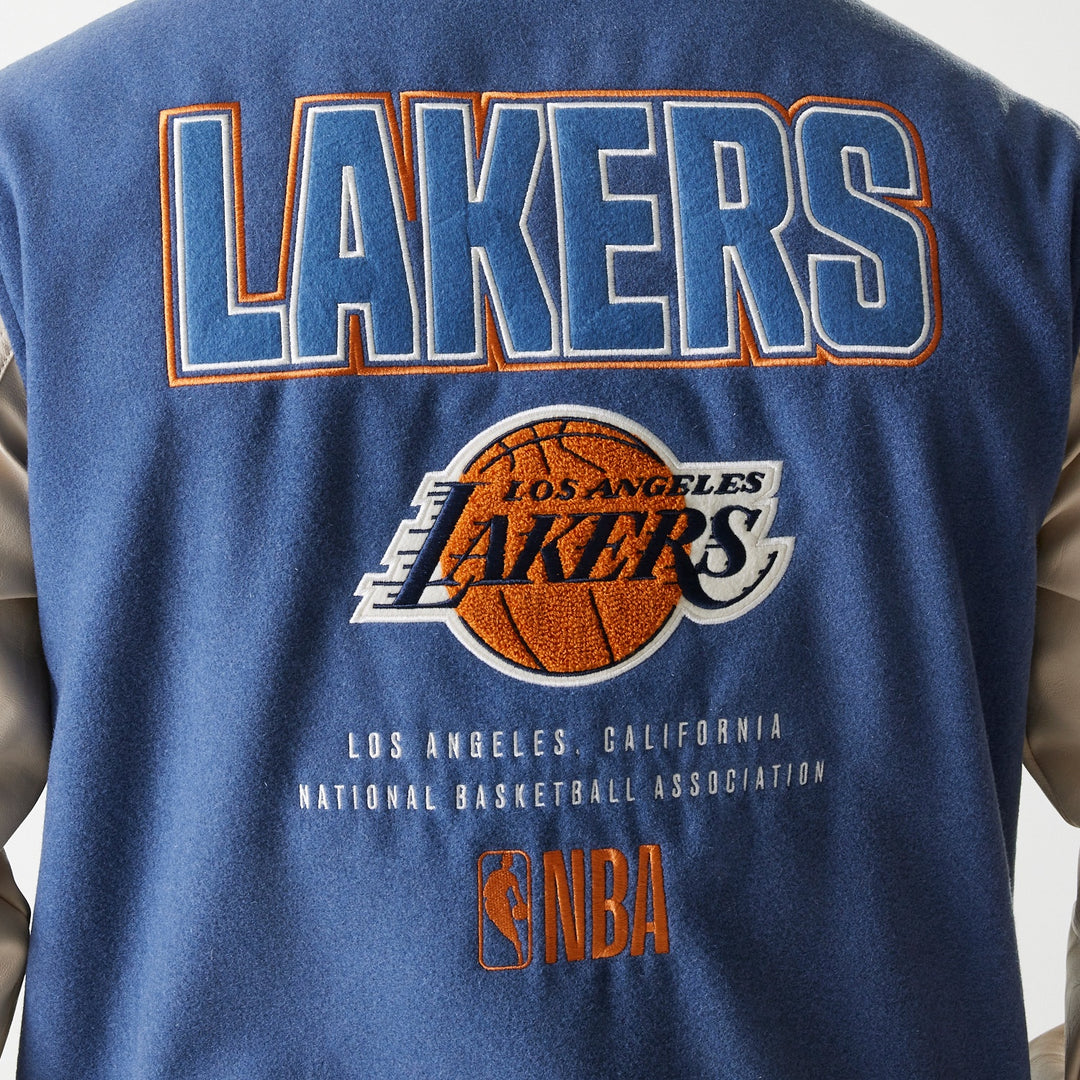 Los Angeles Lakers NBA Patch Varsity Jacket New Era