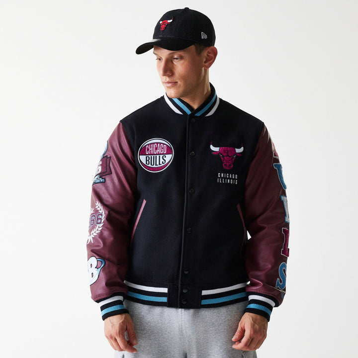 Chicago Bulls NBA Patch Varsity Jacket New Era
