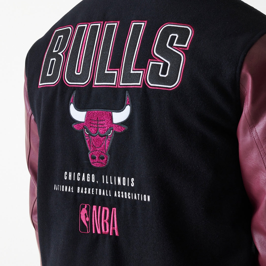 Chicago Bulls NBA Patch Varsity Jacket New Era