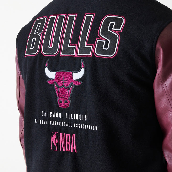 Chicago Bulls NBA Patch Varsity Jacket New Era