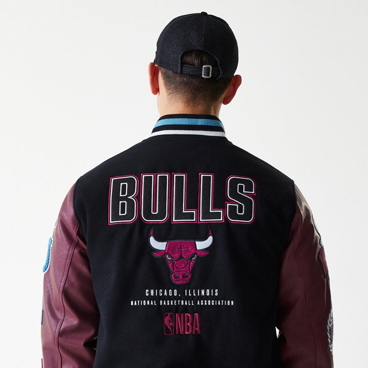 Chicago Bulls NBA Patch Varsity Jacket New Era