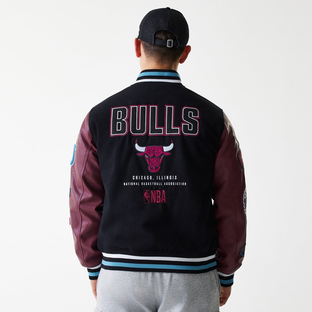 Chicago Bulls NBA Patch Varsity Jacket New Era