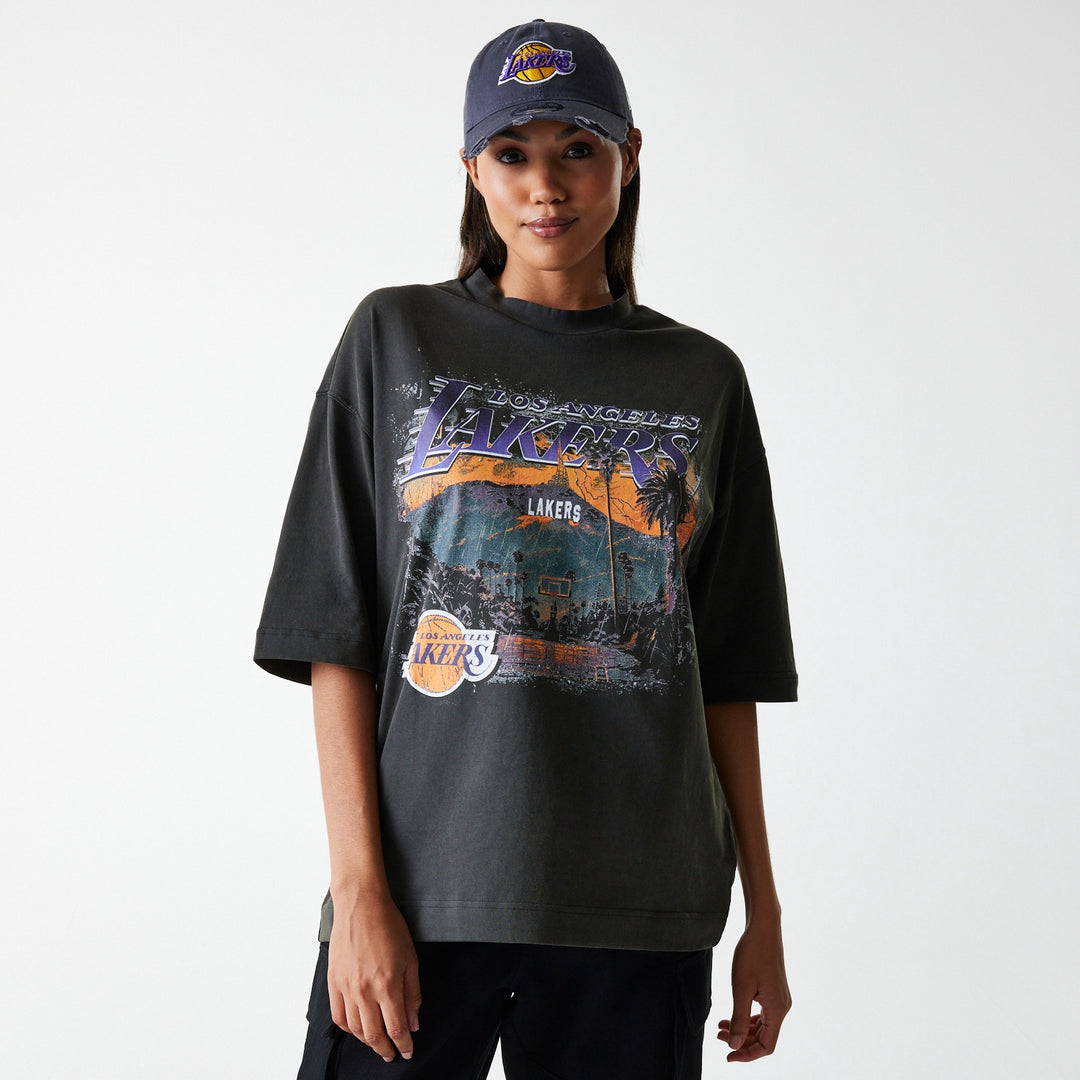 Los Angeles Lakers NBA Washed Graphic Tee New Era