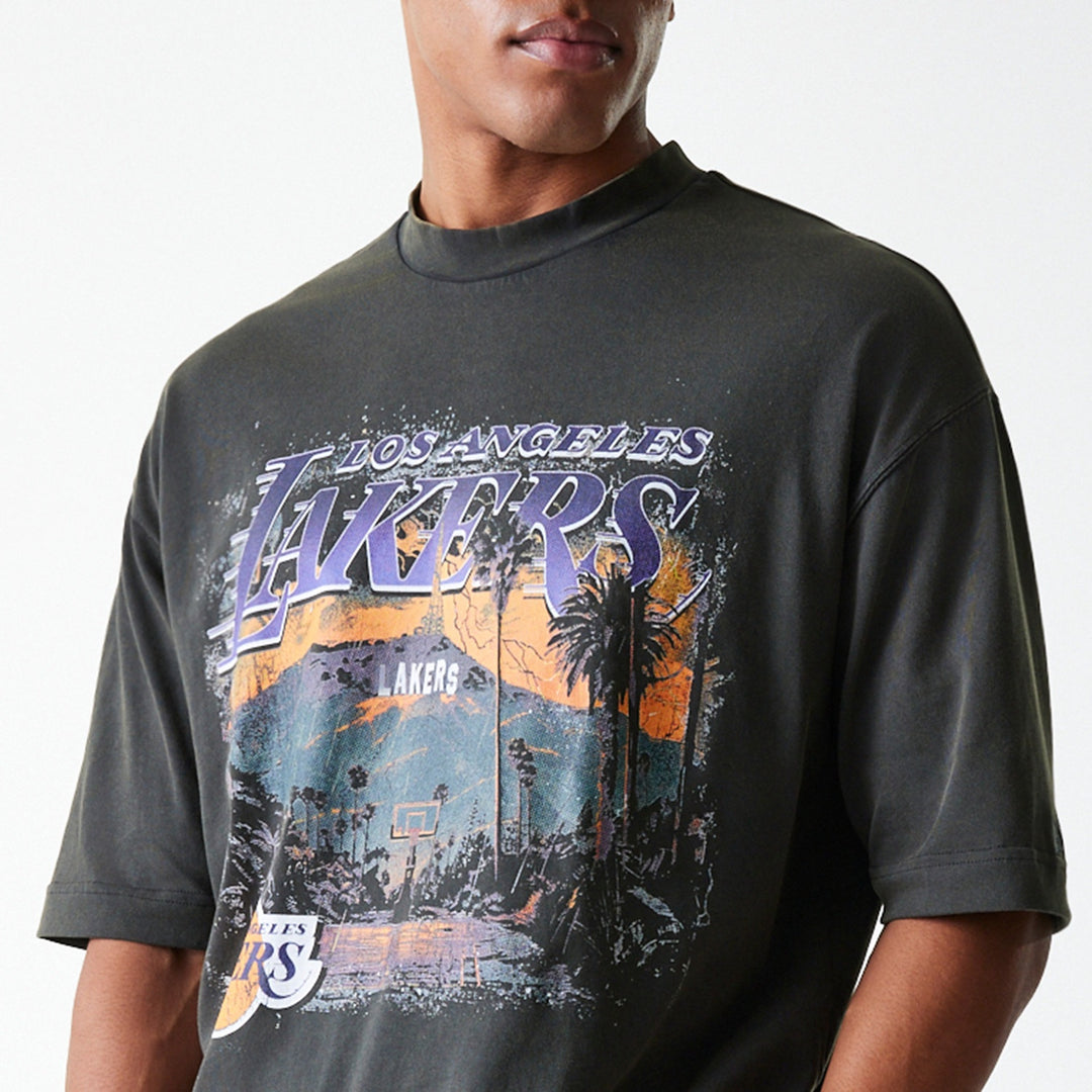 Los Angeles Lakers NBA Washed Graphic Tee New Era