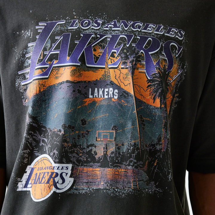Los Angeles Lakers NBA Washed Graphic Tee New Era