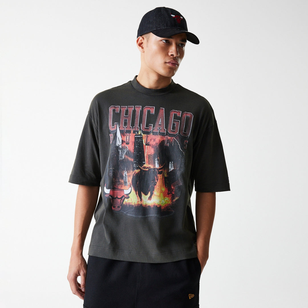 Chicago Bulls NBA Washed Graphic Tee New Era