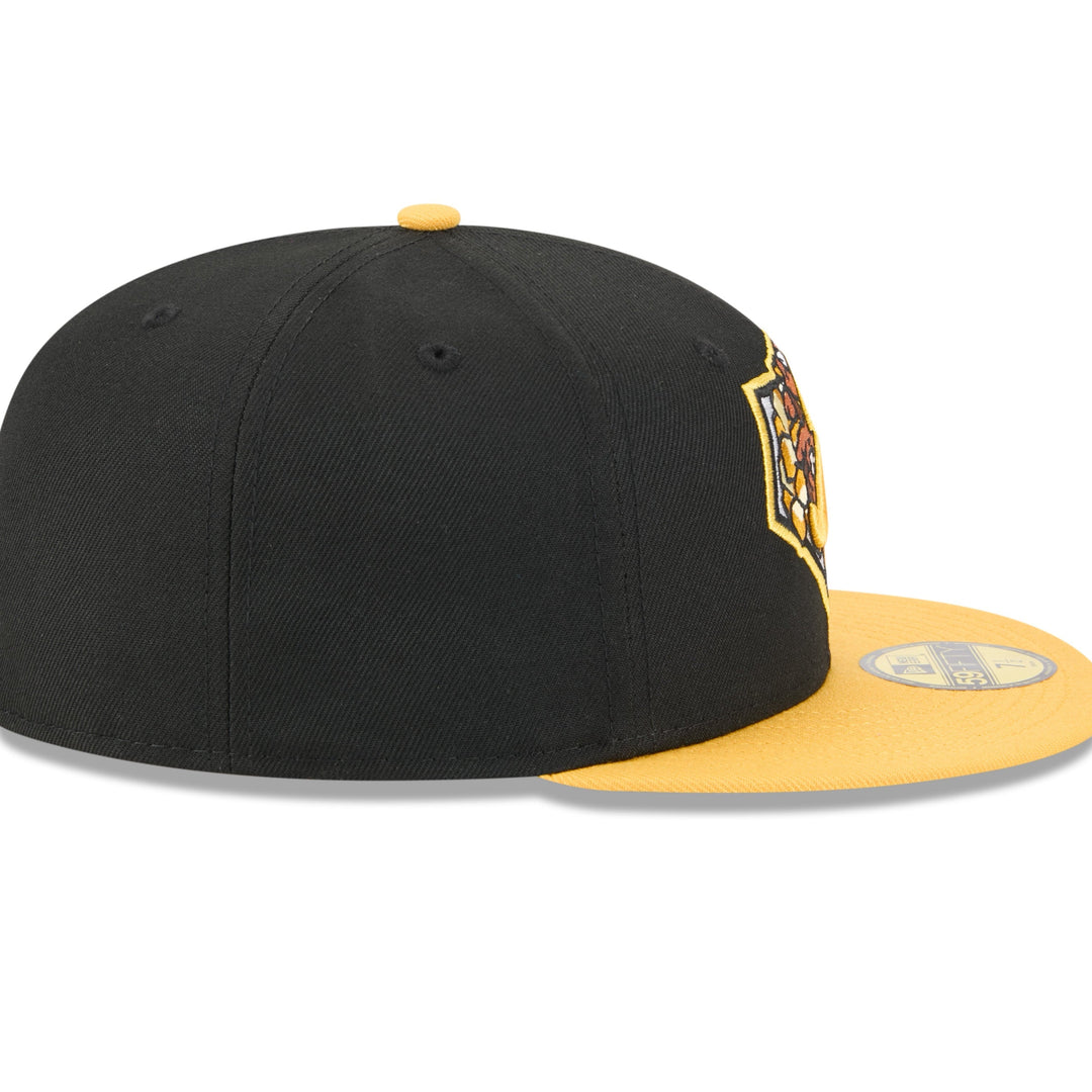 Rochester Red Wings Plates MLB Minor League Theme Nights 59FIFTY Fitted New Era Black/Yellow